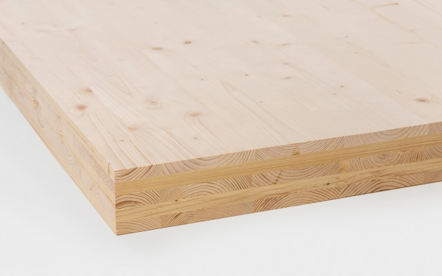 Cross Laminated Timber 재료 이미지